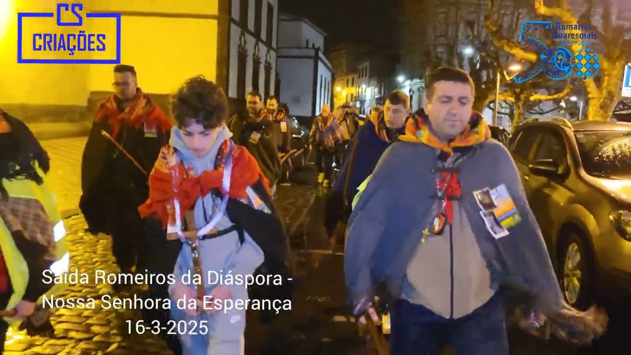Saída Romeiros da Diáspora - Nossa Senhora da Esperança 16-3-2025