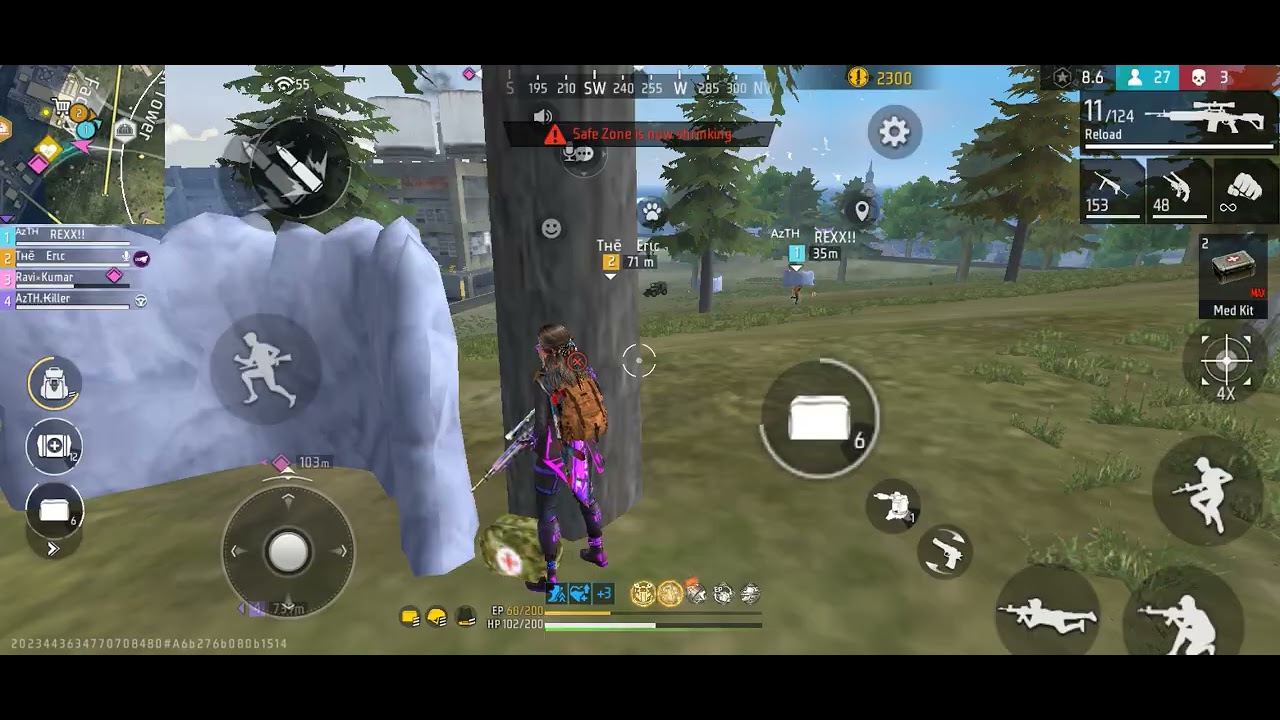 Free Fire BR Rank Squad Gameplay Bermuda Map Heroic Lobby 3 Defeats #freefiremax 