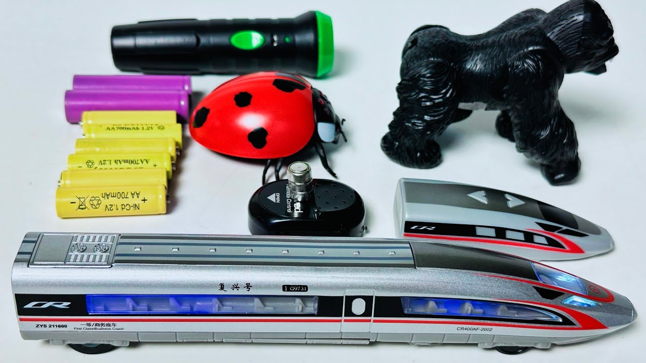 Remote control High-Speed Bullet Train 🚂 vs Gorilla 🦍 vs Ladybug 🐞 Unboxing & Testing|@RCTypetv