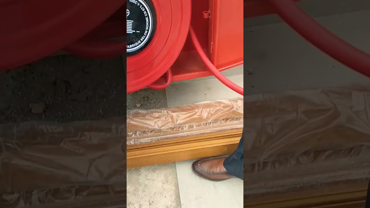 Fire hose reel testing 
