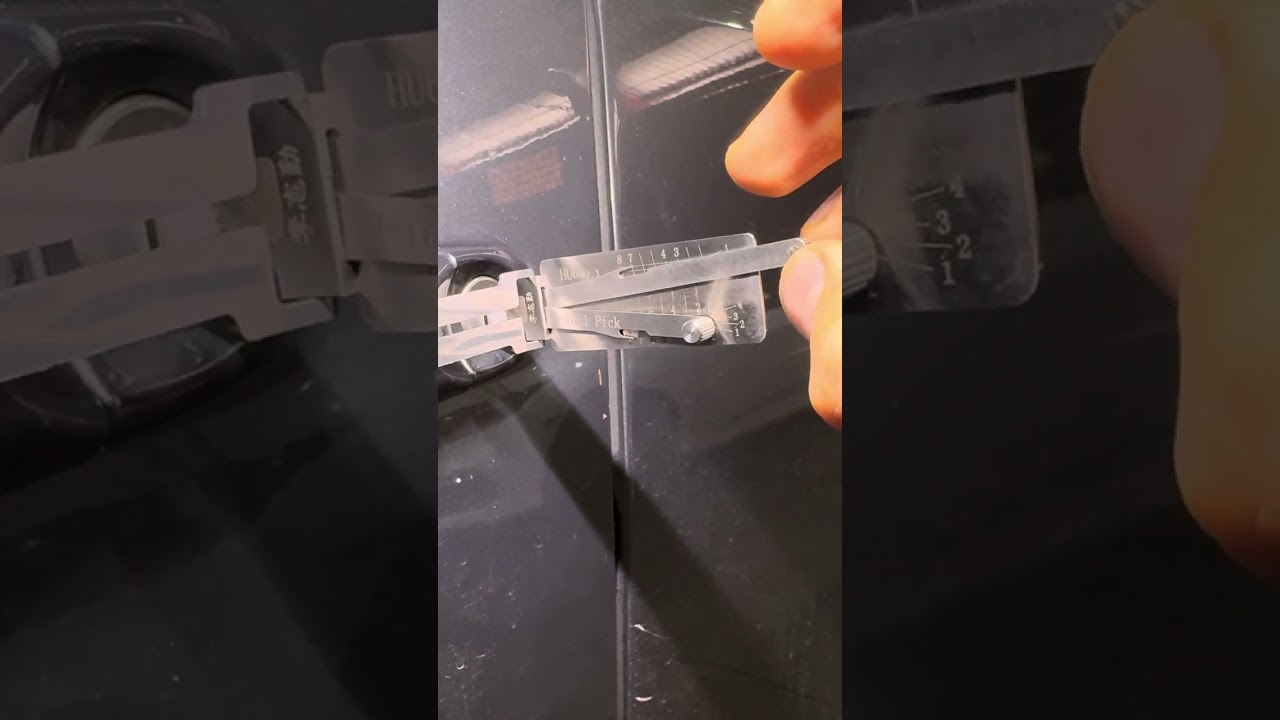 Abertura profissional Vw Amarok utilizando lishi HU66