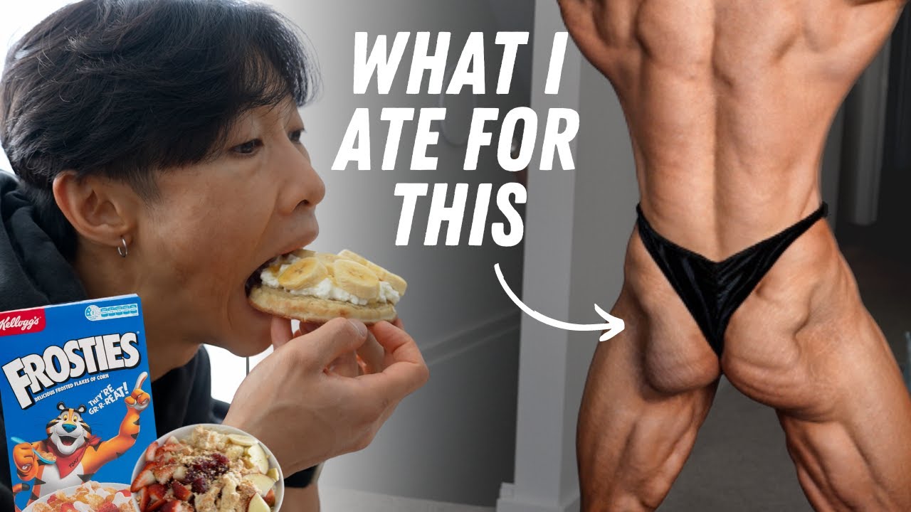 Everything I ate in peak week for my bodybuilding competition