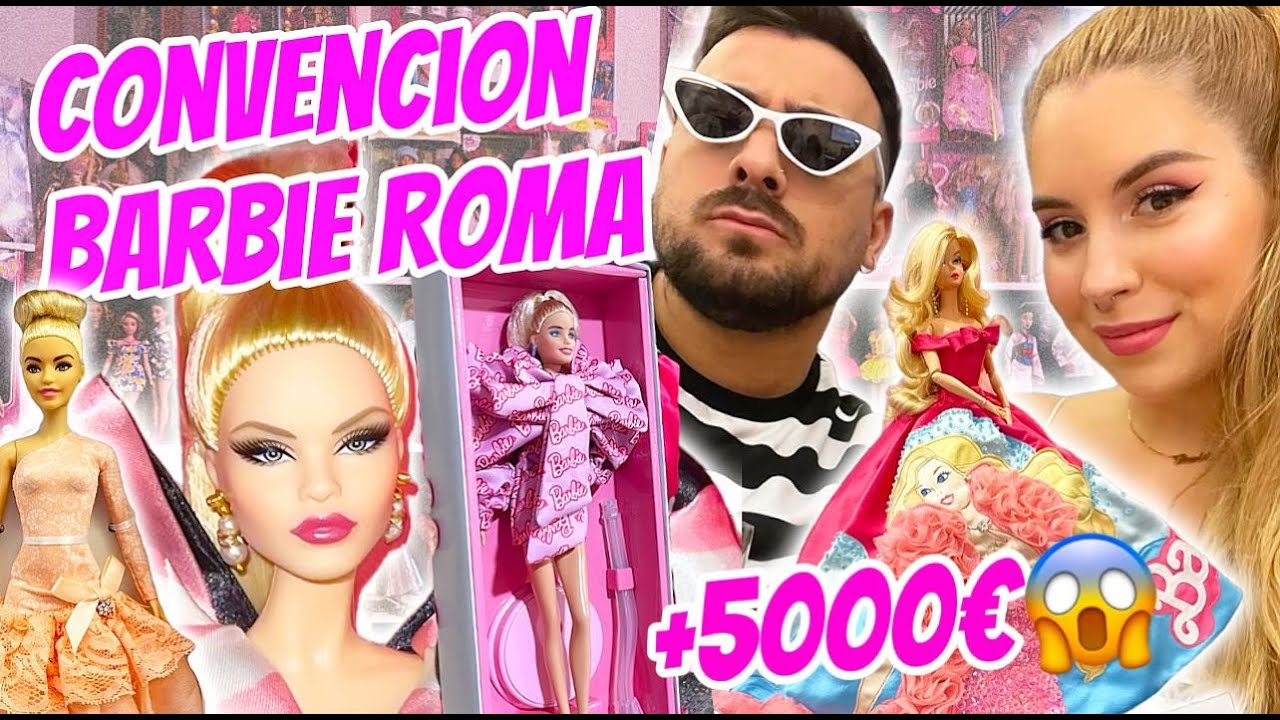 SUPER EVENTO BARBIE!💖 viajamos a la ROMA FASHION DOLL CONVENTION!!😱 *no creerás lo que vi*