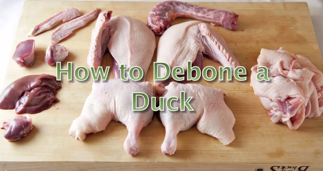 How to Debone a Duck - How to Break Down a Duck - How to Butcher Duck