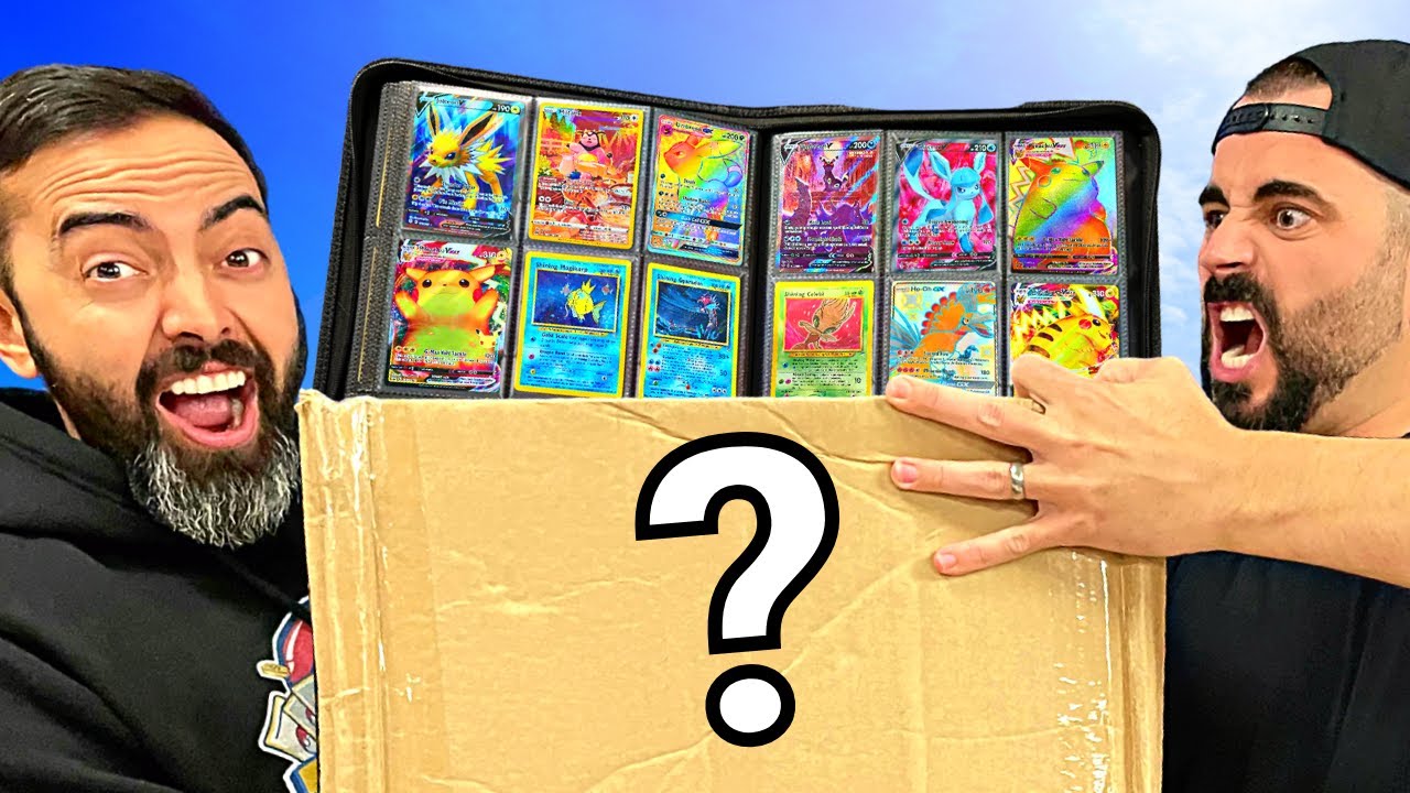 Pok&eacute;mon Card Trade CHALLENGE (Mystery Box at Risk)