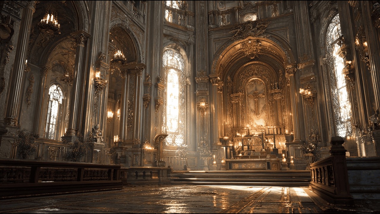 Eucharistic Adoration 🕯️ Sacred Organ & Choir – Deep Prayer and Holy Silence