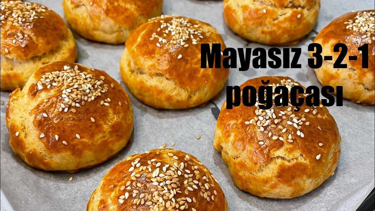 Mayasız 3-2-1 poğaça tarifi 🌸💯