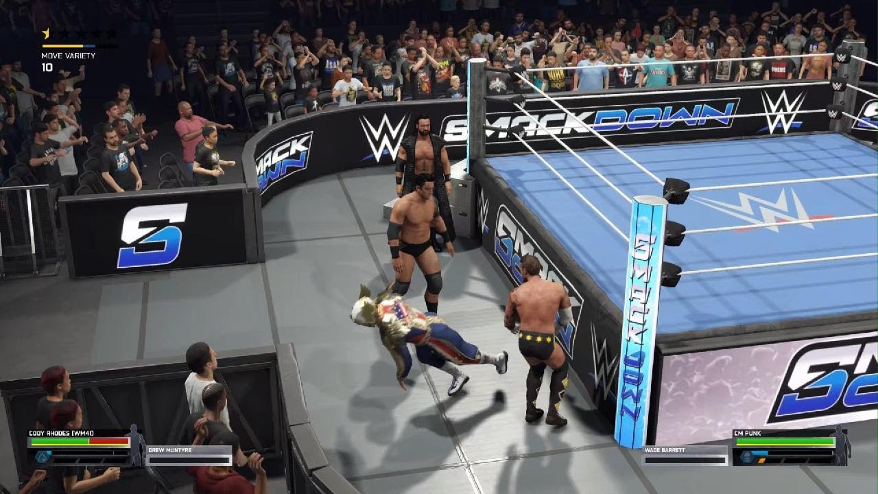 WWE 2K25 CM Punk ambushes Cody Rhodes