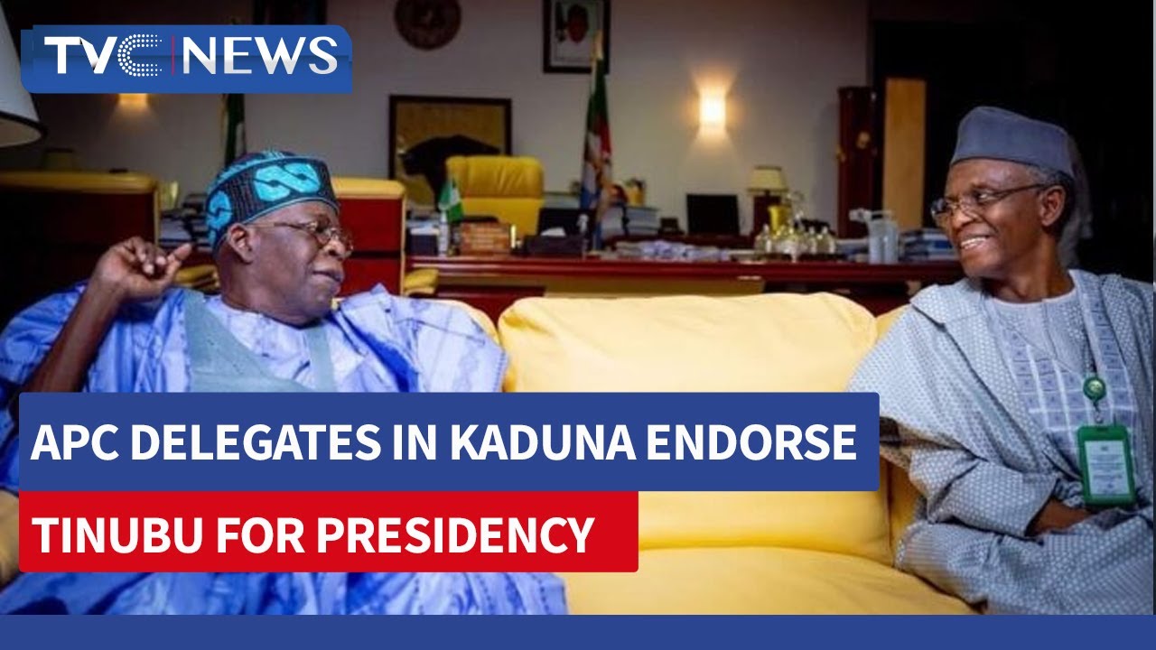 APC Delegates in Kaduna Endorse Bola Tinubu for Presidency
