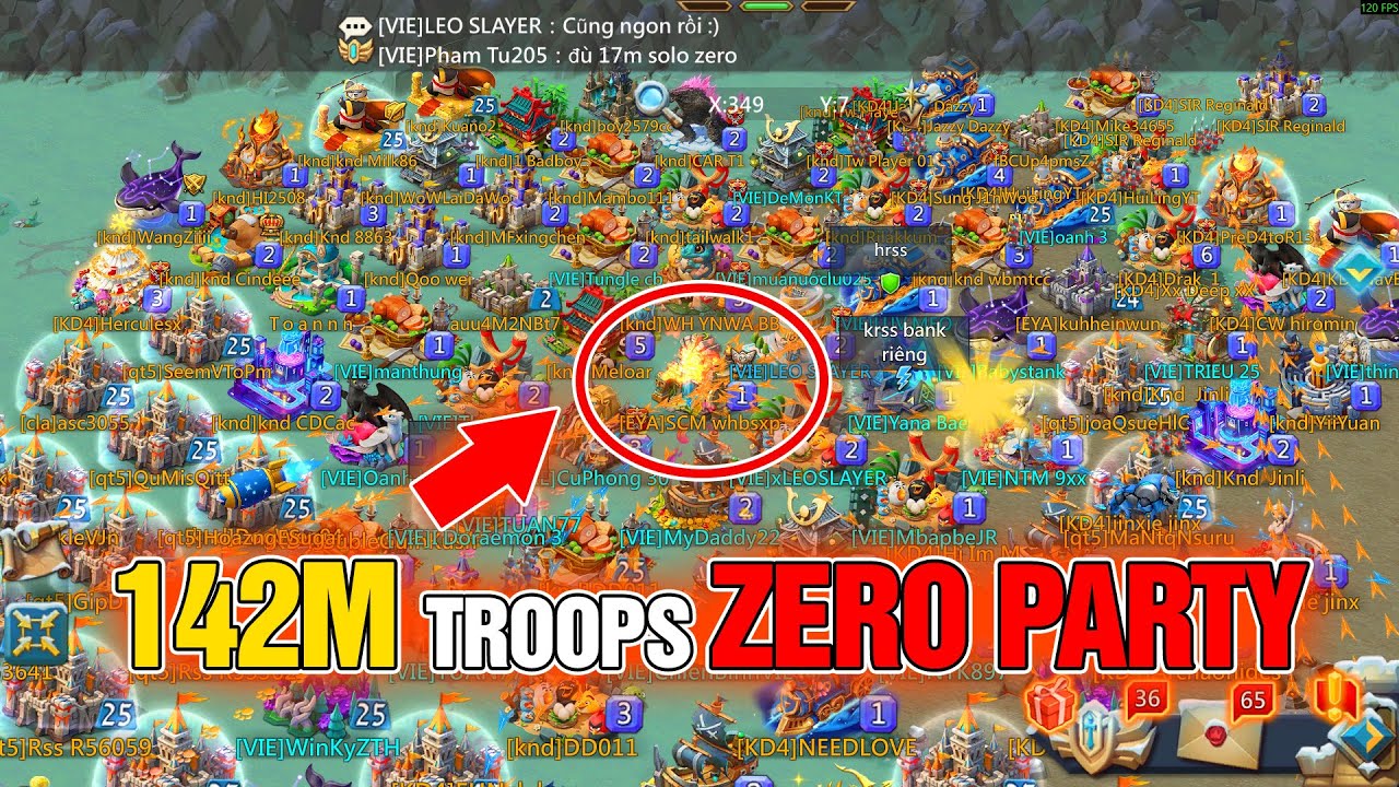 🔴 LORDS MOBILE: HÔM NAY ĐÁNH KÈO KHỦNG 142 TRIỆU LÍNH