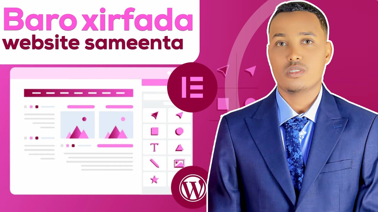Baro xirfada Website Sameenta Dhis Website walba jeceshahay | Wordpress Elementor Bilaw ilaa Dhamaad