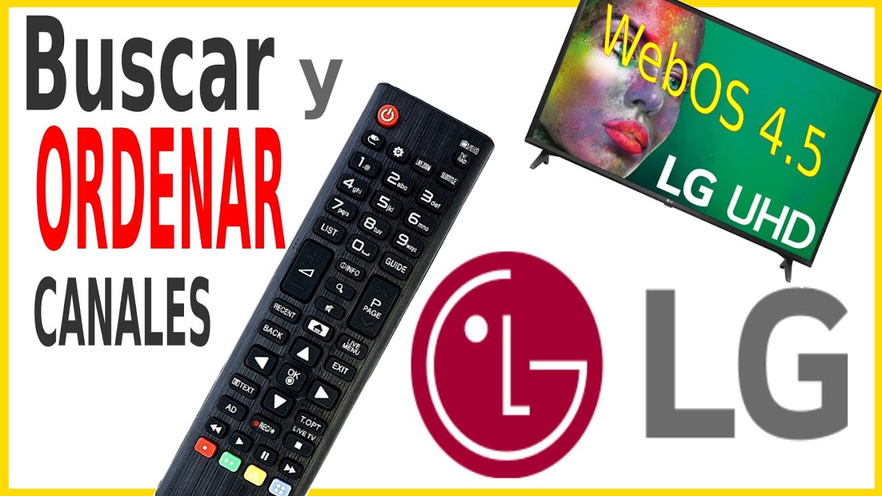 ✅ BUSCAR y ORDENAR canales en LG WebOS 4.5 🥇 2019 2020