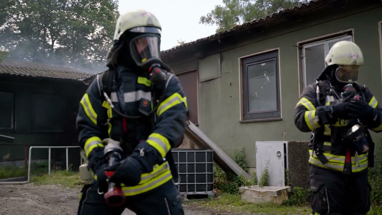 Training Base Weeze - Realbrandausbildung Freiwillige Feuerwehr Ahlen
