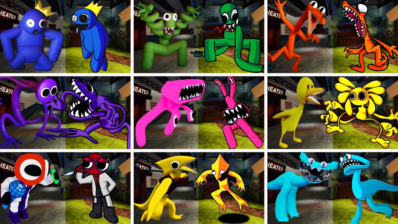 [New Update] New Rainbow Friends Chapter 2 But OLD vs NEW Characters Sing 🎶 Friday Night Funkin'