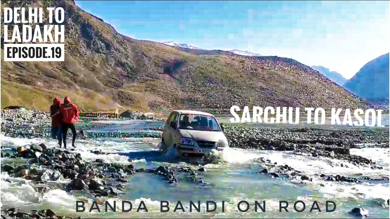 LADAKH EP.19 : VENUE CAR OR TRUCK PHAS GAYA, SANTRO NIKAL GAYI IS WATER CROSSING SE | BHAUT HE GEHRI