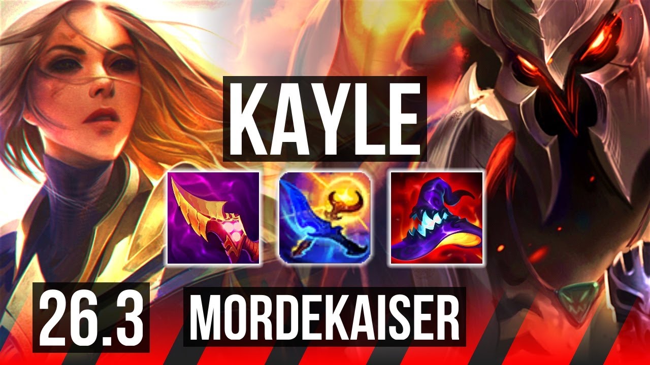KAYLE vs MORDEKAISER (TOP) | EUW Master | 26.3