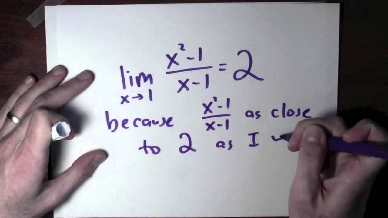 What is the limit of (x^2 - 1)/(x-1)? - Week 1 - Lecture 6 - Mooculus