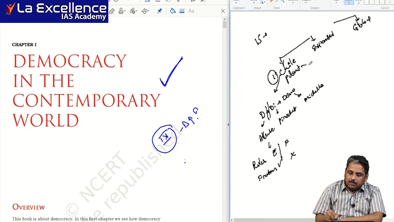 LA EXCELLENCE IAS- POLITY NCERT VIDEO By Dr. Ram Babu sir NCERT for UPSC IAS | NCERT UPSC Strategy