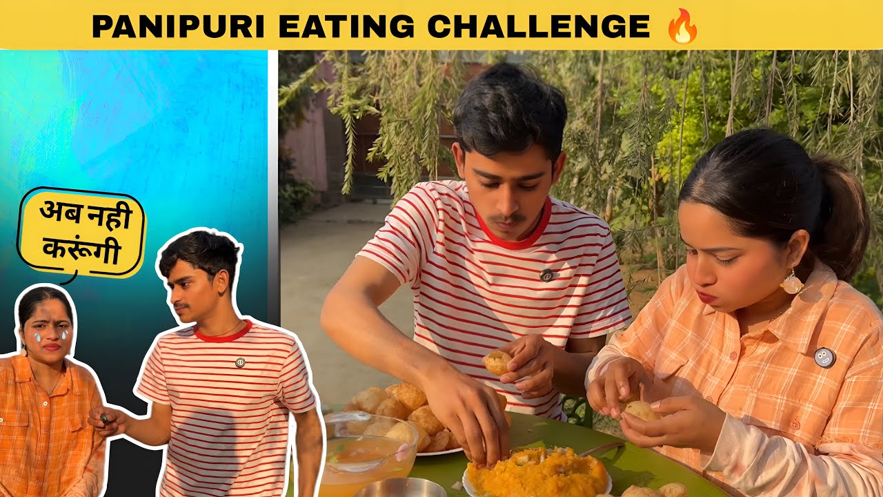 Panipuri challenge 😍😍 #golgappa #challenge