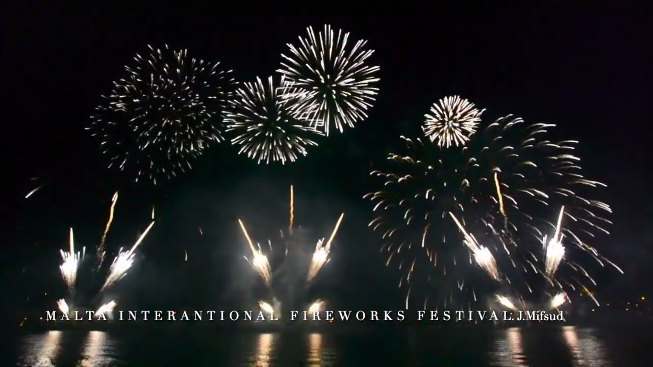 PyroEmotions & Drones[3] MALTA INTERANTIONAL FIREWORKS FESTIVAL Valletta 30 April 2025