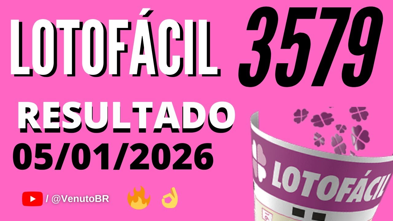 🍀 RESULTADO LOTOF&Aacute;CIL 3579