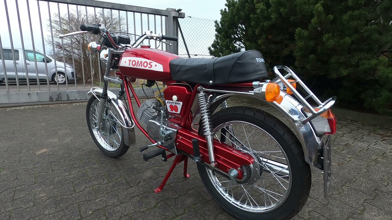 Tomos E 90 Electronic 90 Elektronik 90 1978 4K Oldtimer GoPro