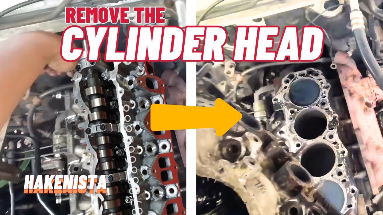 HOW TO REMOVE THE CYLINDER HEAD | 2005 Ford Everest 4x2 MT