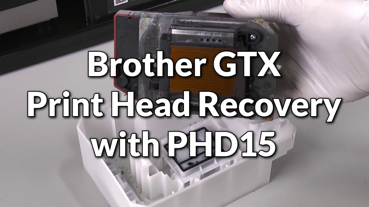 Brother GTX Print Head Recovery with PHD15
