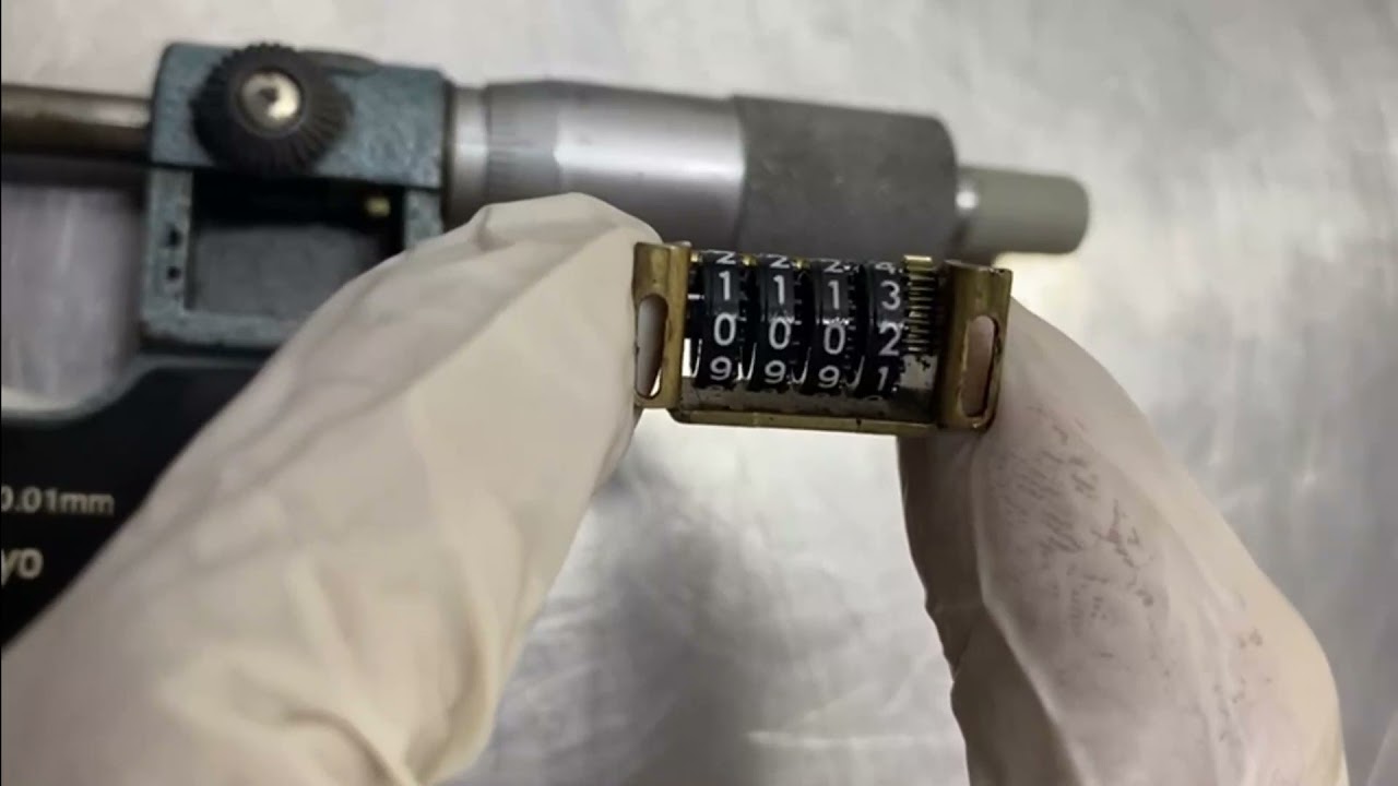 Ajuste de tornillo micrométrico Mitutoyo de tambor con contador