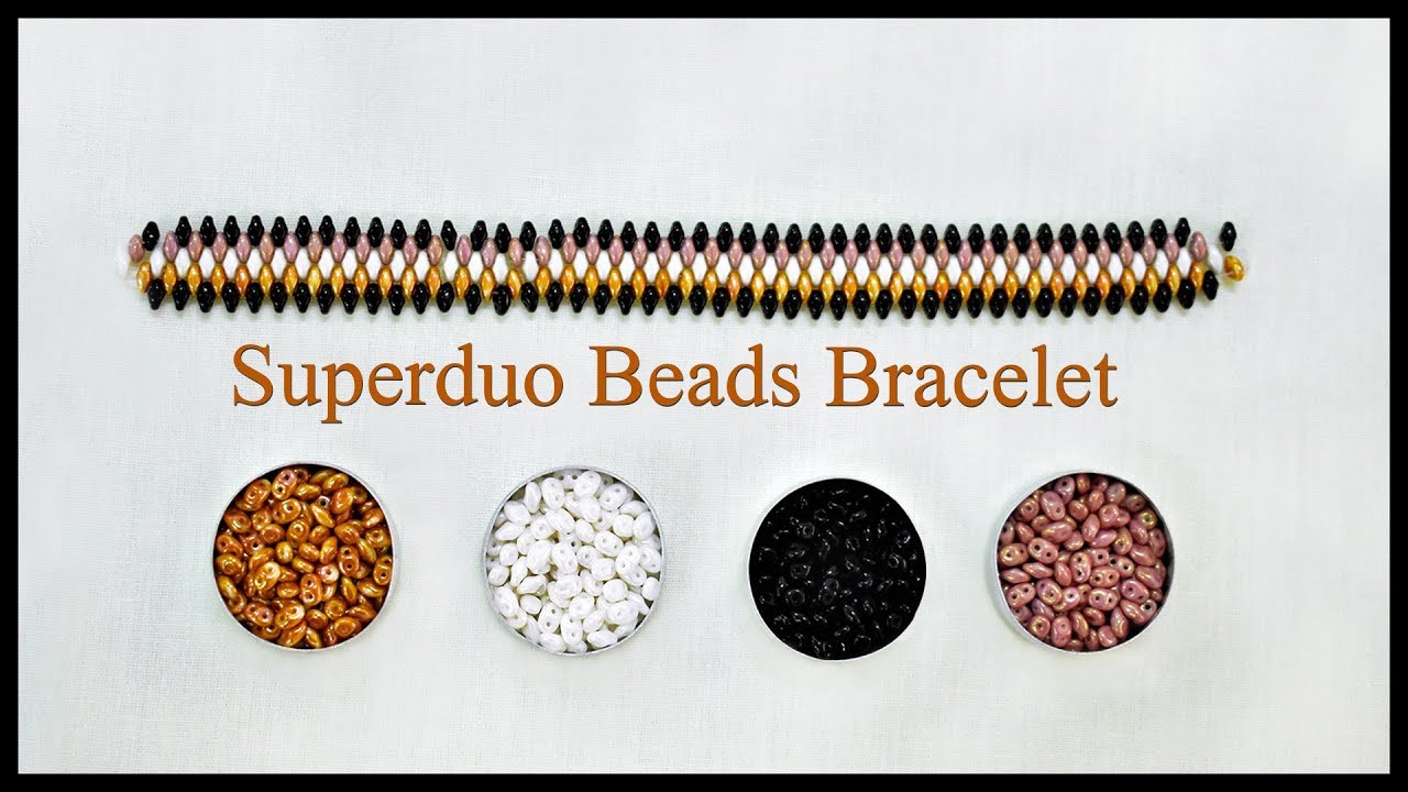 Learn how to use Superduo Beads for making Bracelet | Beginners Tutorial