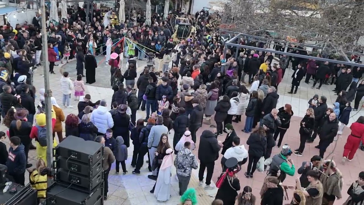 Καρναβάλι Δομοκού Γαϊτανάκι απο το Γυμνάσιο Ομβριακης 