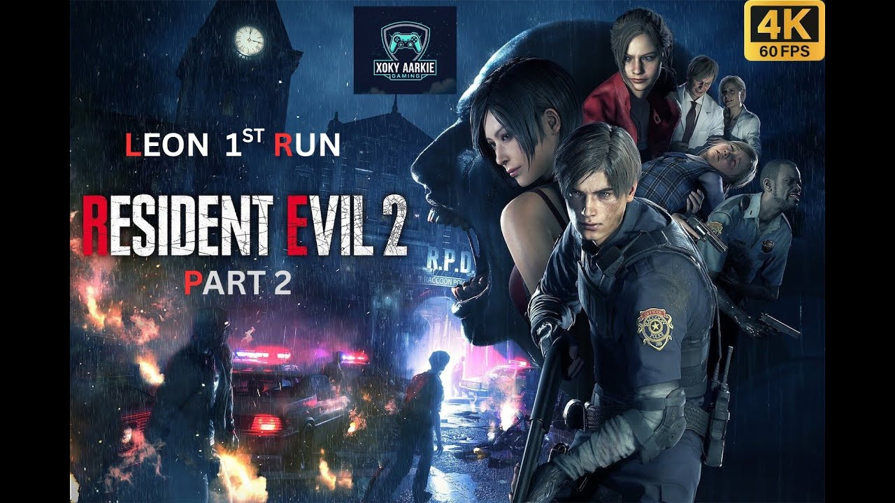 RESIDENT EVIL 2 REMAKE Gameplay Walkthrough [1st RUN LEON]  PART-2 [4K 60FPS PC] - No Commentary