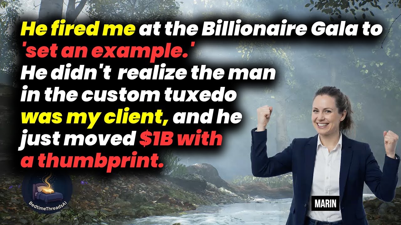 Sleep Story: Fired at Billionaire Gala | Workplace Revenge