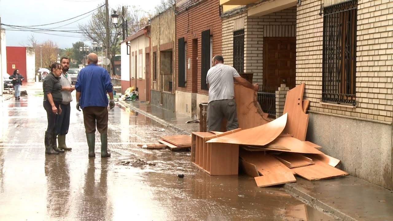 Vecinos extremeños afectados por las inundaciones: 