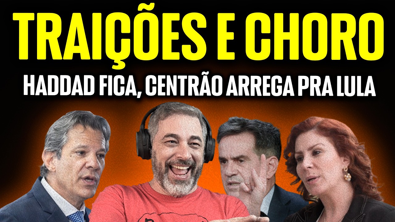 CENTR&Atilde;O D&Aacute; RASTEIRA EM FL&Aacute;VIO E ACENA PRA LULA! HADDAD RESISTE E ZAMBELLI CAVA A PR&Oacute;PRIA COVA!