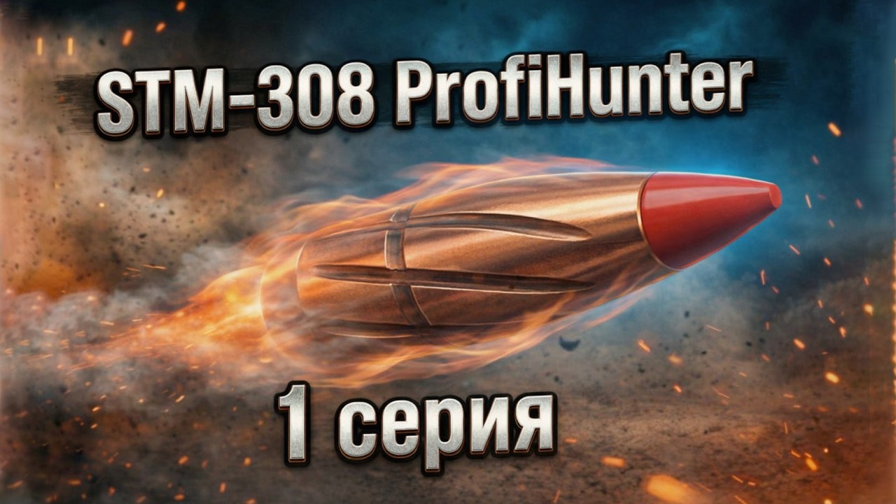 STM-308 Professional Hunter. Отстрел охотничьими боеприпасами.