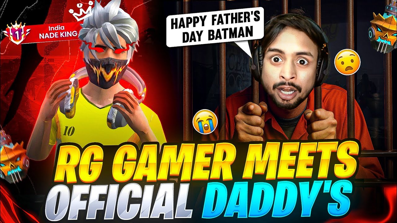 🤡 Rg Gamer Meet Official Daddy 🗿🍷Rg Girlfriend Angry On Me 🤬🤬 Garena Free fire
