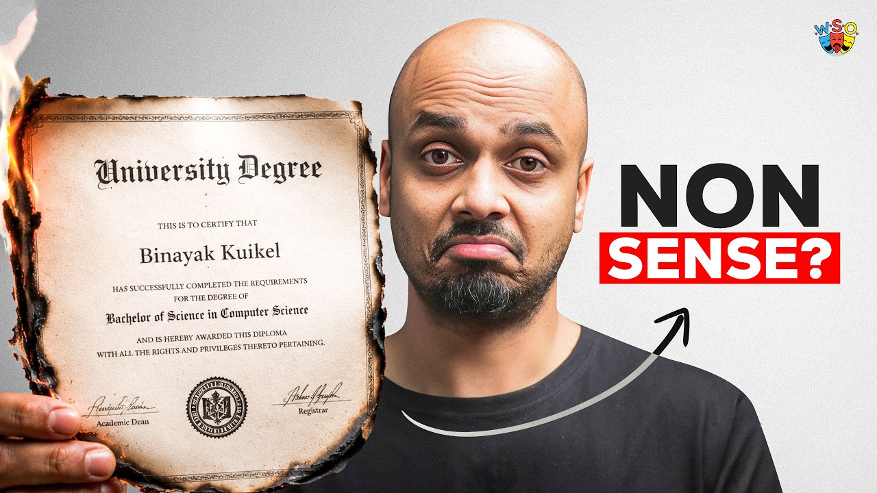 SKILLS are the NEW DEGREE! | WSO | Binayak Kuikel