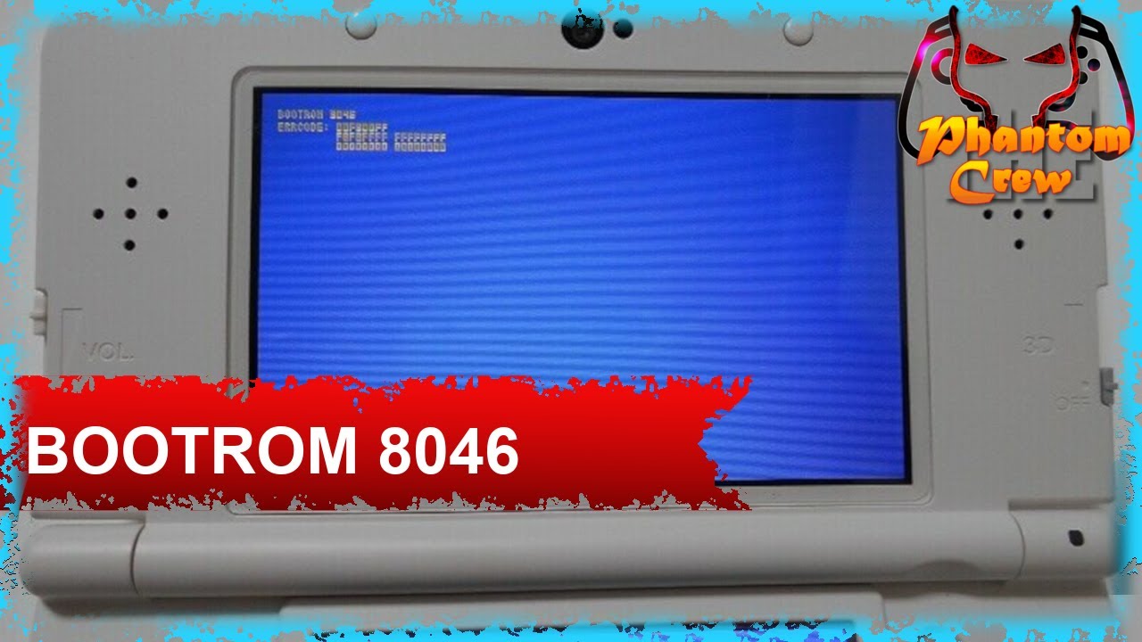 Nintendo 3DS hard brick repair (bootrom 8046 error) english and portigese sub for help