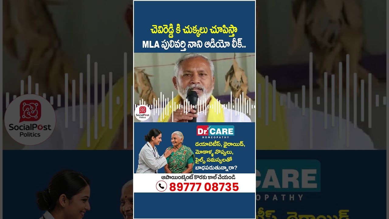 TDP MLA Pulivarthi Nani Audio Call Leak | #chandrababu #chevireddybhaskarreddy #apnews #shorts
