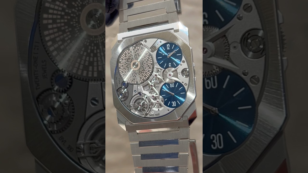 ❗️ONLY 1.7mm❗️WORLD RECORD Bulgari Octo Finissimo Ultra COSC Platinum