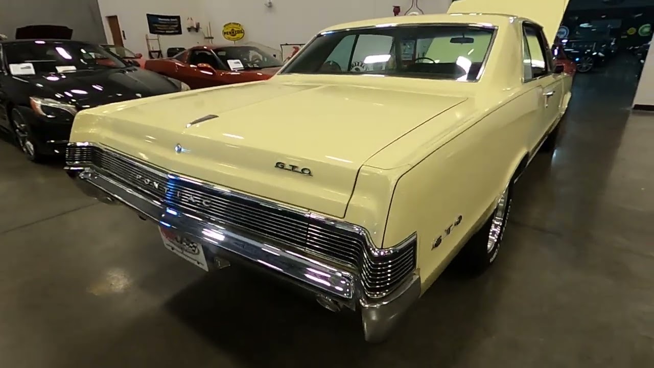 ОРИГИНАЛЬНЫЙ МАСКЛ-КАР! 🐅 Pontiac GTO Tri-Power 4-Speed ​​1965 года | Классические автомобили Сар...