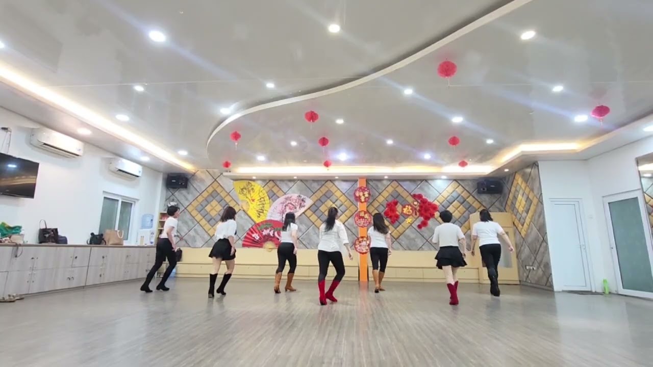 Hit The 4 Line Dance - Demo By Tenny & TnL Line Damce