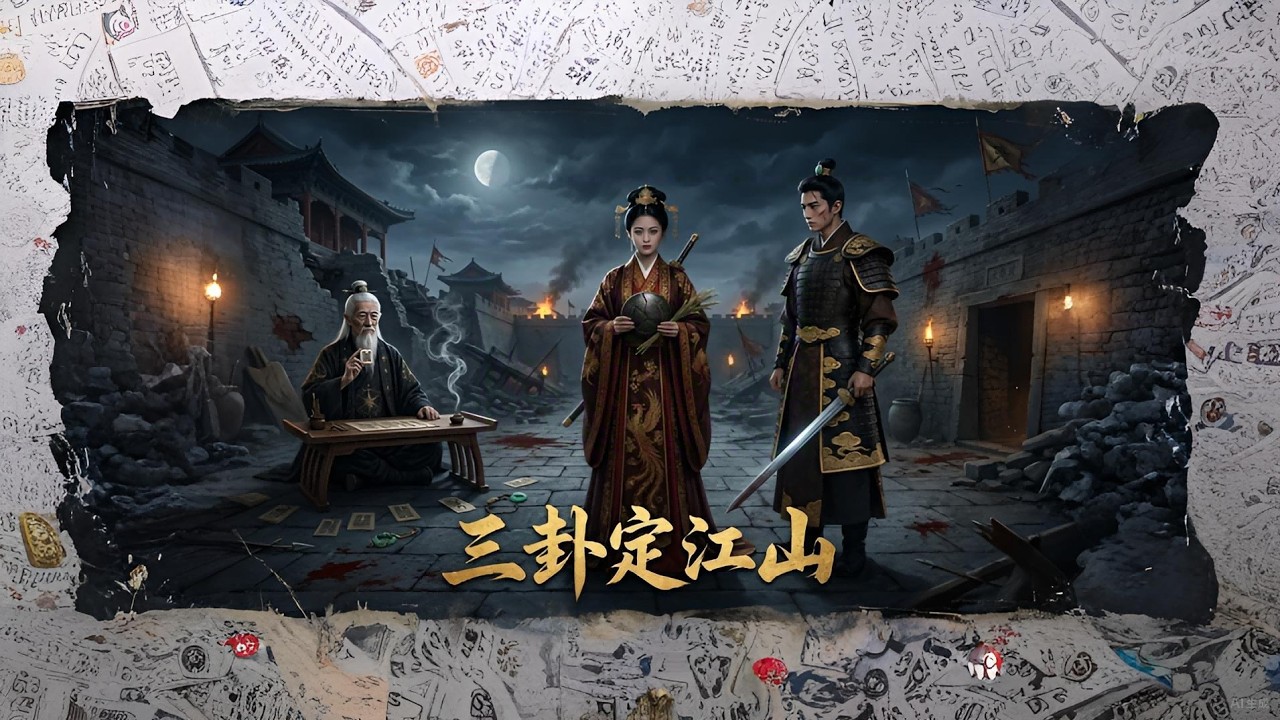 從逃亡公主到鐵血女帝！她靠三卦滅叛軍、除內奸，血洗紫禁城✨《三卦定江山》#古言漫劇 #權謀 #懸疑反轉