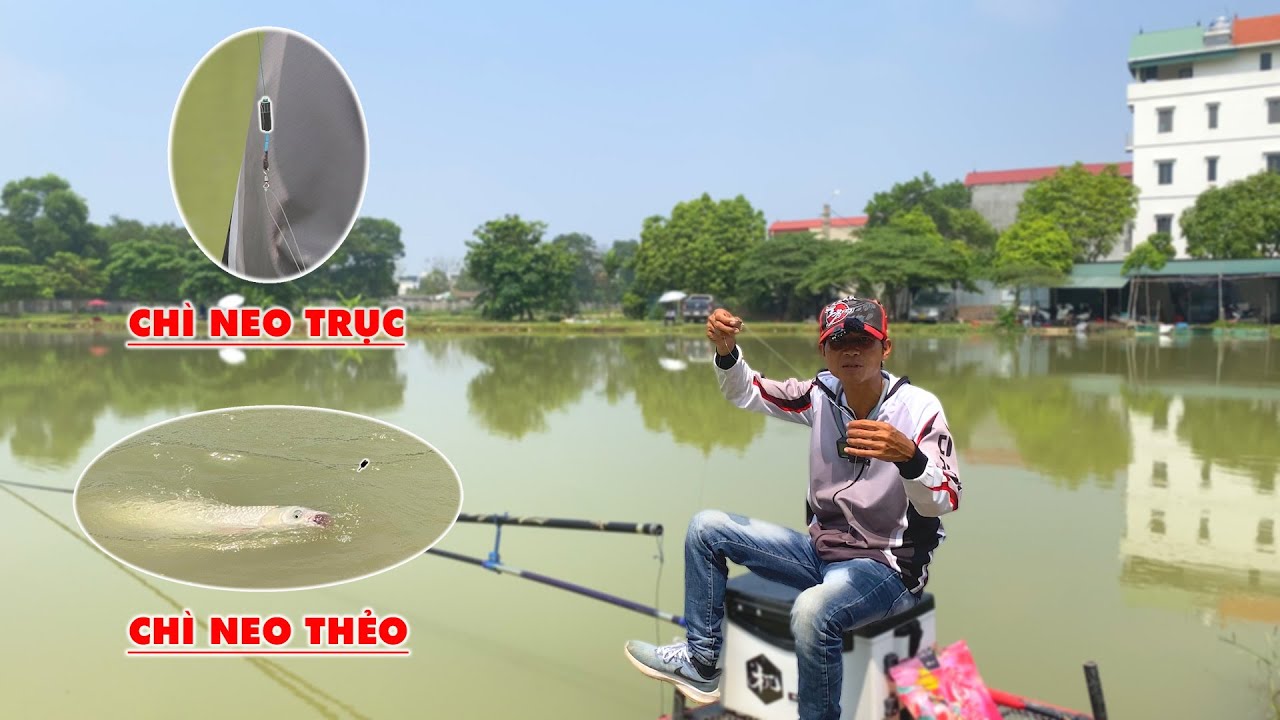 111. CÂU CÁ TRẮM CỎ : Hồ nhiều cá con câu chì đáy???