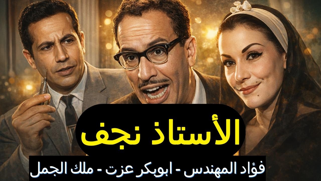 الأستاذ نجف   كوميديا تراثية ضاحكة من زمن الفن الجميل   فؤاد المهندس ابو بكر عزت   ملك الجمل !