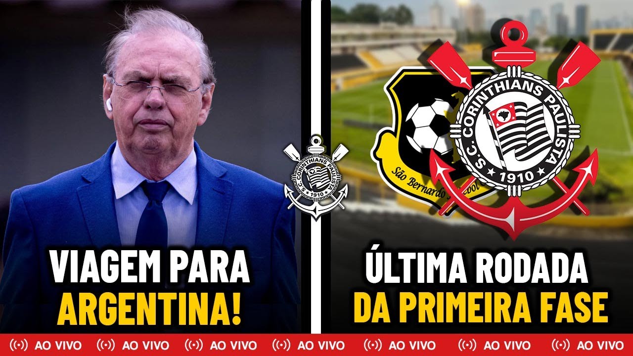 OSMAR STABILE VIAJA PARA ARGENTINA PRA EVITAR NOVO TRANSFER BAN | SÃO BERNARDO X CORINTHIANS