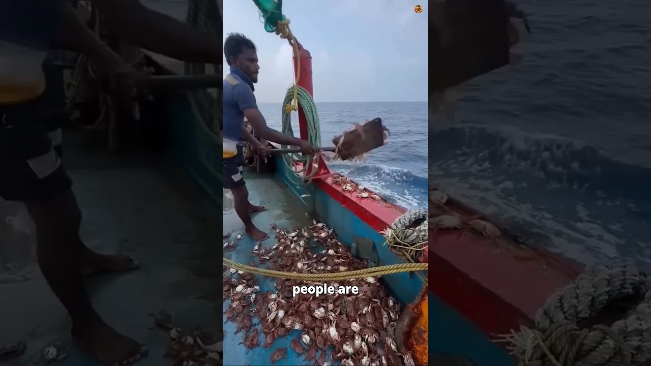 How Bangladeshi Fishermen use Crabs to Trap Huge Fish.