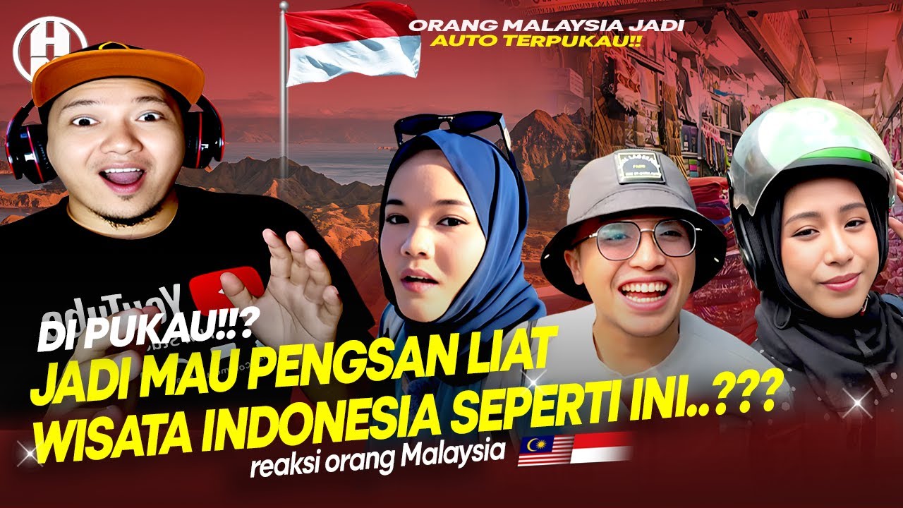 🇮🇩 AUTO TERPUKAU❗️TURIS DARI MALAYSIA MAU PENGSAN LIHAT WISATA INDONESIA SETELAH SAMPAI DI SINI⁉️