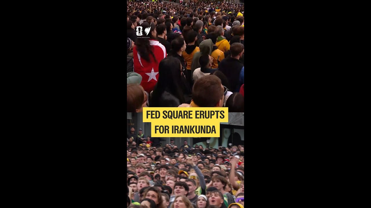 ABSOLUTE SCENES AT FED SQUARE!!!! |Socceroos go one up and Australia explodes 💥